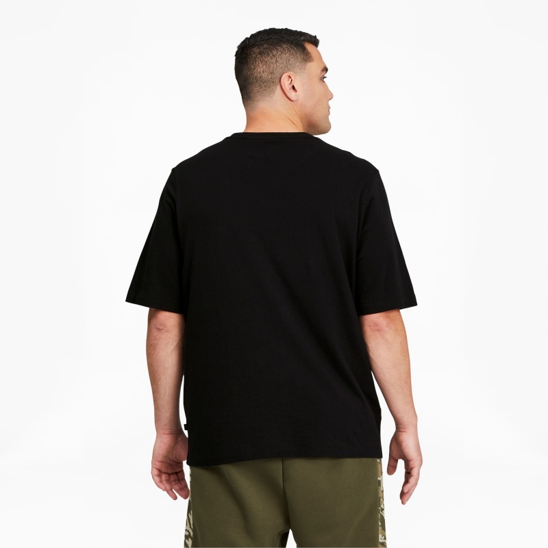 Tee Puma Classics Logo BT Negros Blancos | 72915QLZY