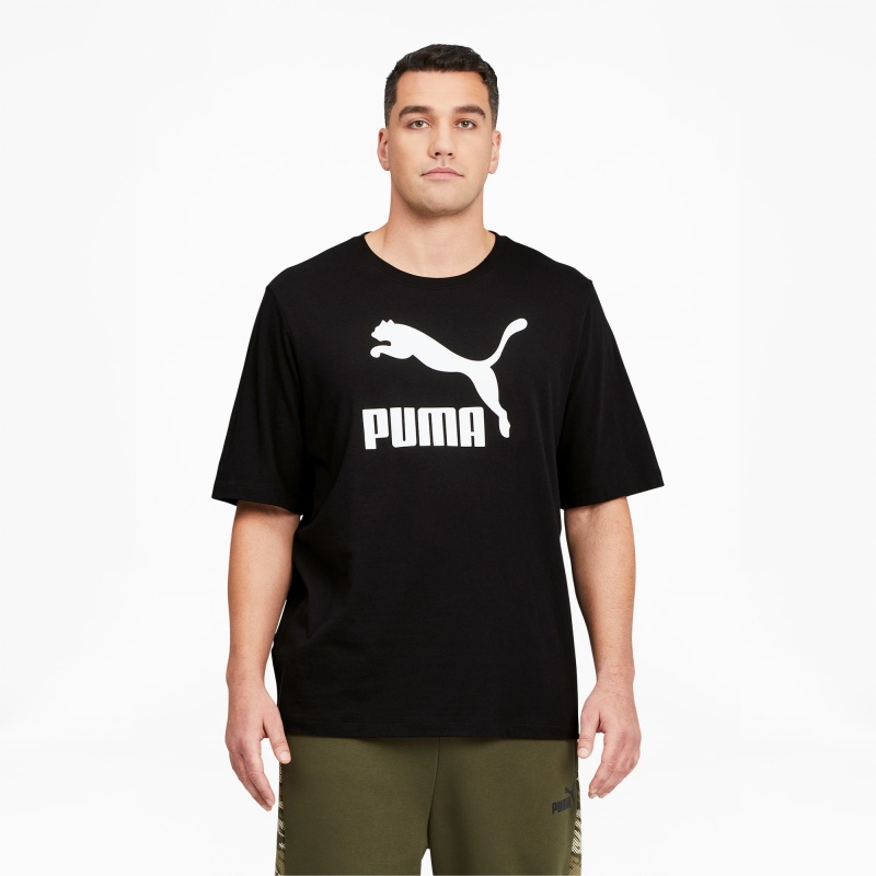 Tee Puma Classics Logo BT Negros Blancos | 72915QLZY