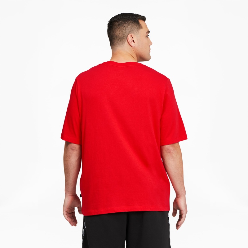 Tee Puma Classics Logo BT Rojos Blancos | 32461NQMU