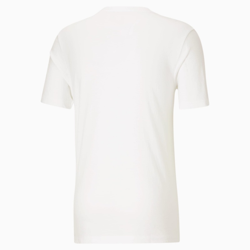 Tee Puma Classics Logo Blancos Negros | 23465LUKT