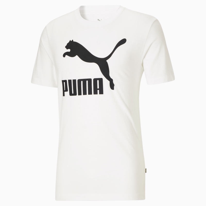 Tee Puma Classics Logo Blancos Negros | 23465LUKT
