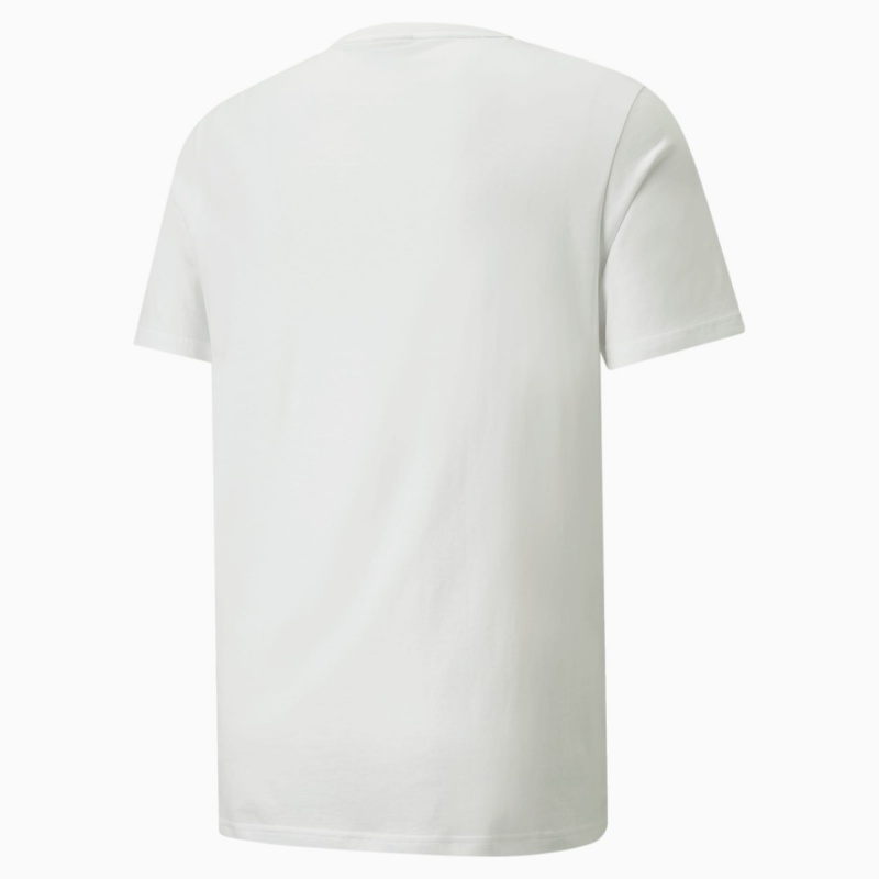 Tee Puma Classics Logo Metallic Blancos Dorados | 18703JZAV