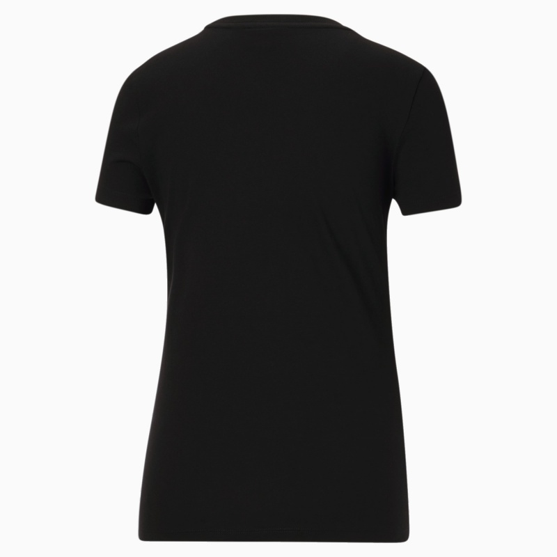 Tee Puma Classics Logo Negros Rosas Dorados | 39265CZYI