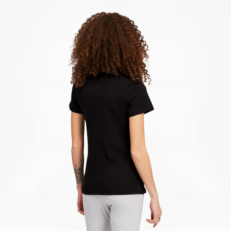Tee Puma Classics Logo Negros | 64901AZYP