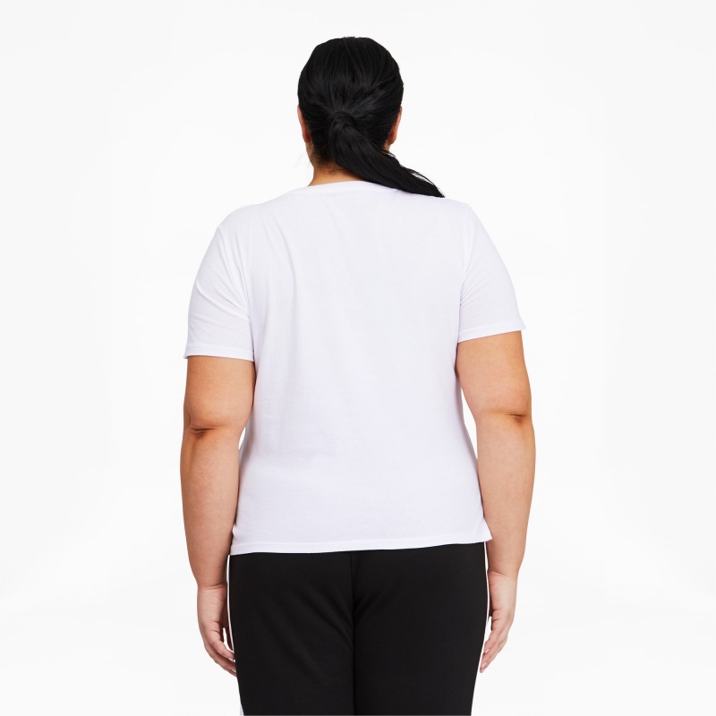 Tee Puma Classics Logo PL Blancos | 25678MRLW