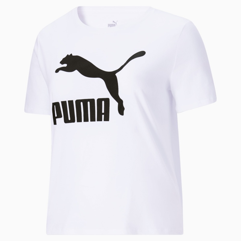 Tee Puma Classics Logo PL Blancos | 25678MRLW
