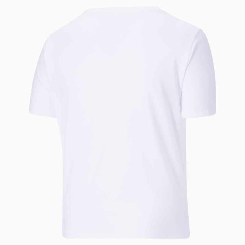 Tee Puma Classics Logo PL Blancos | 25678MRLW