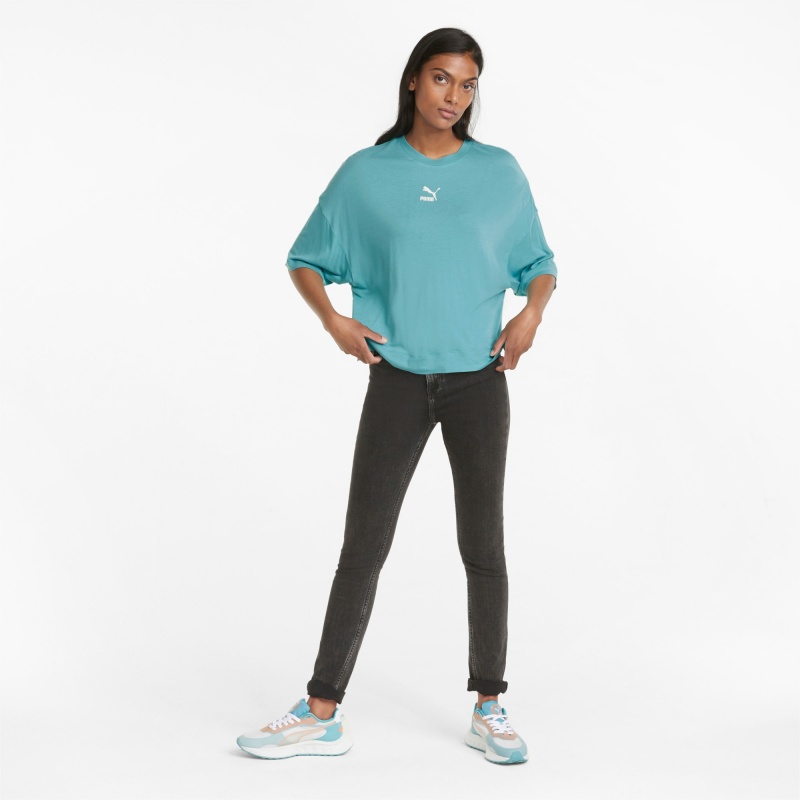 Tee Puma Classics Splitside Porcelain | 93164XKGZ