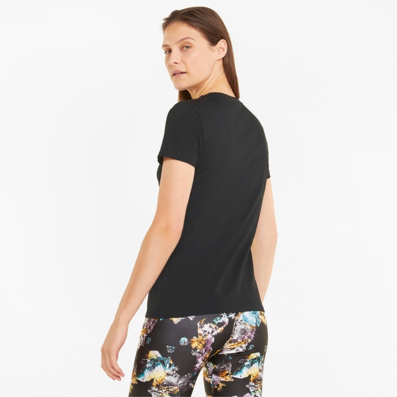 Tee Puma Crystal Galaxy Estampados Negros | 04387RQCF