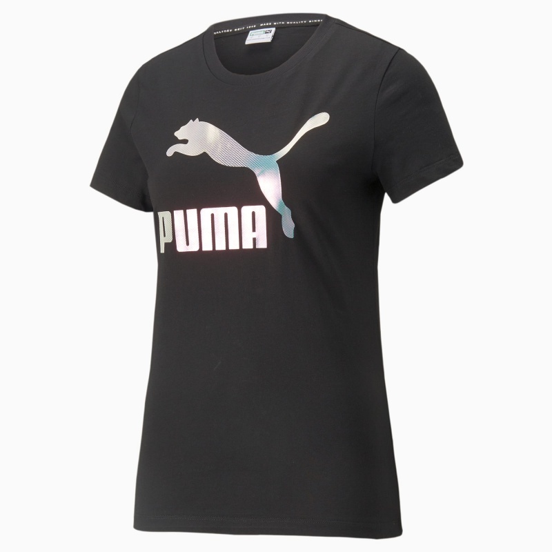 Tee Puma Crystal Galaxy Estampados Negros | 04387RQCF