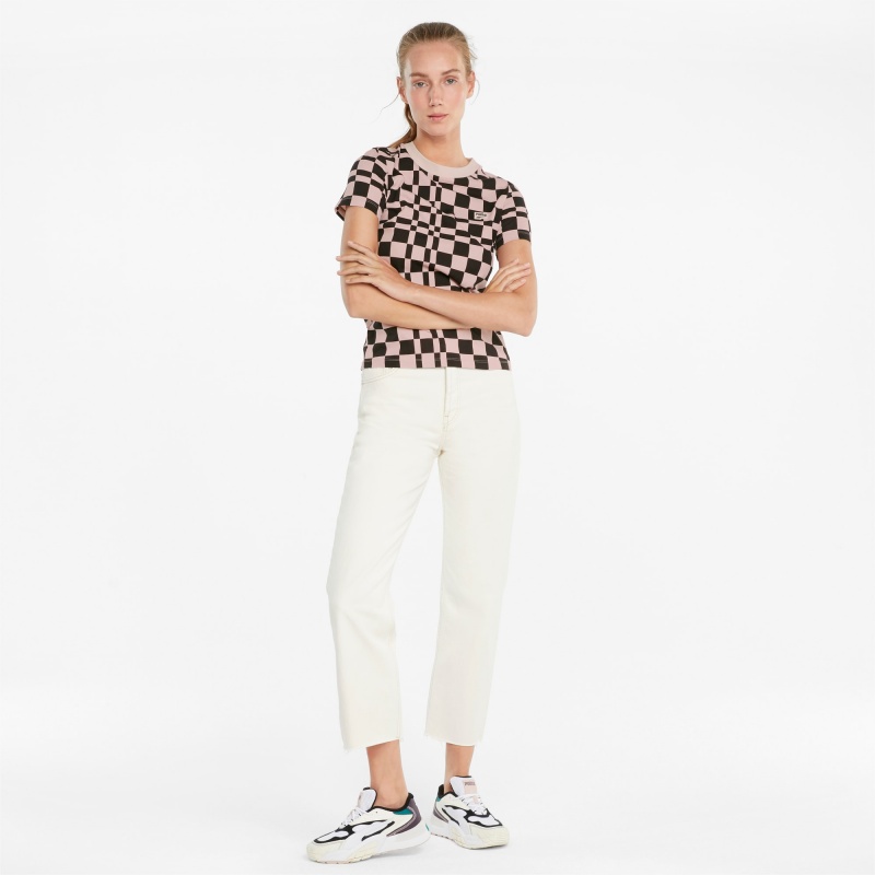 Tee Puma Downtown Printed Lotus | 81532UHZY