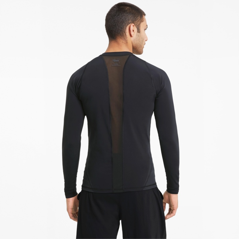 Tee Puma EXO-ADAPT Long Sleeve Negros | 39471GHSE