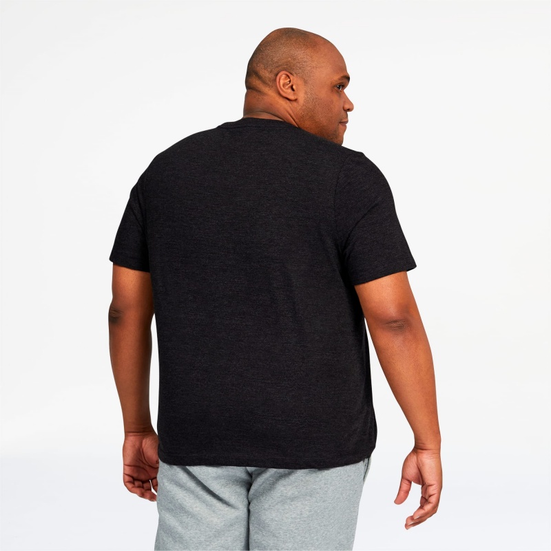 Tee Puma Essentials Heathe BT Negros | 39208KRGW