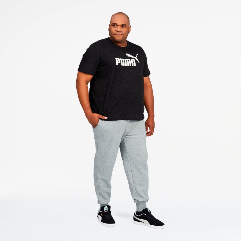 Tee Puma Essentials Heathe BT Negros | 39208KRGW