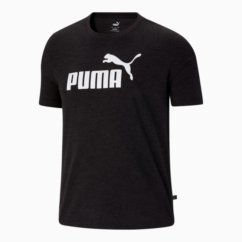 Tee Puma Essentials Heathe BT Negros | 39208KRGW