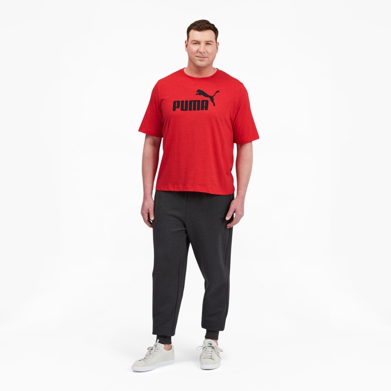Tee Puma Essentials Heathe BT Rojos | 02947LRZK