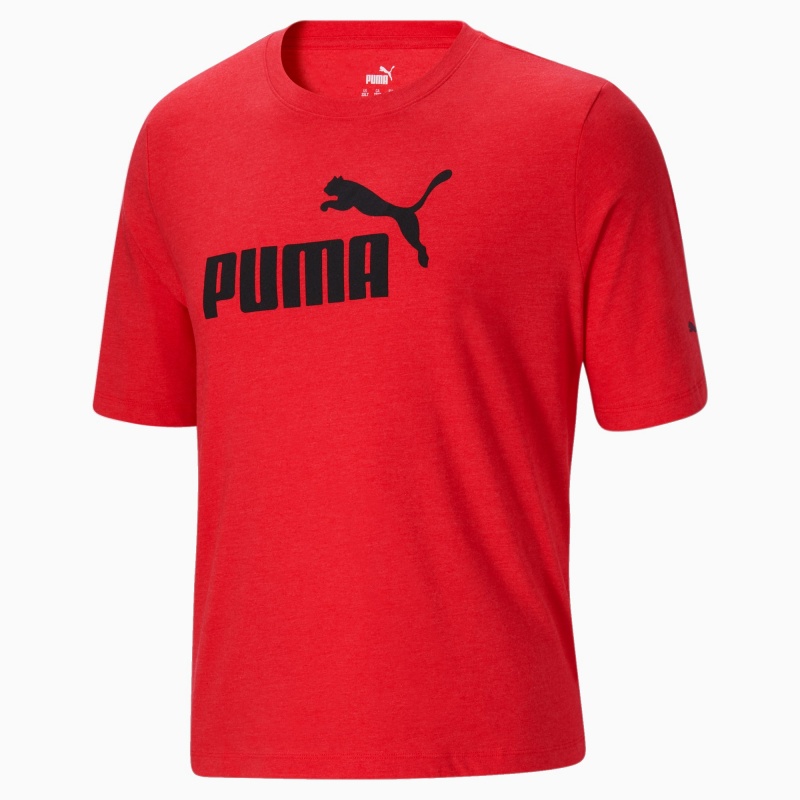 Tee Puma Essentials Heathe BT Rojos | 02947LRZK
