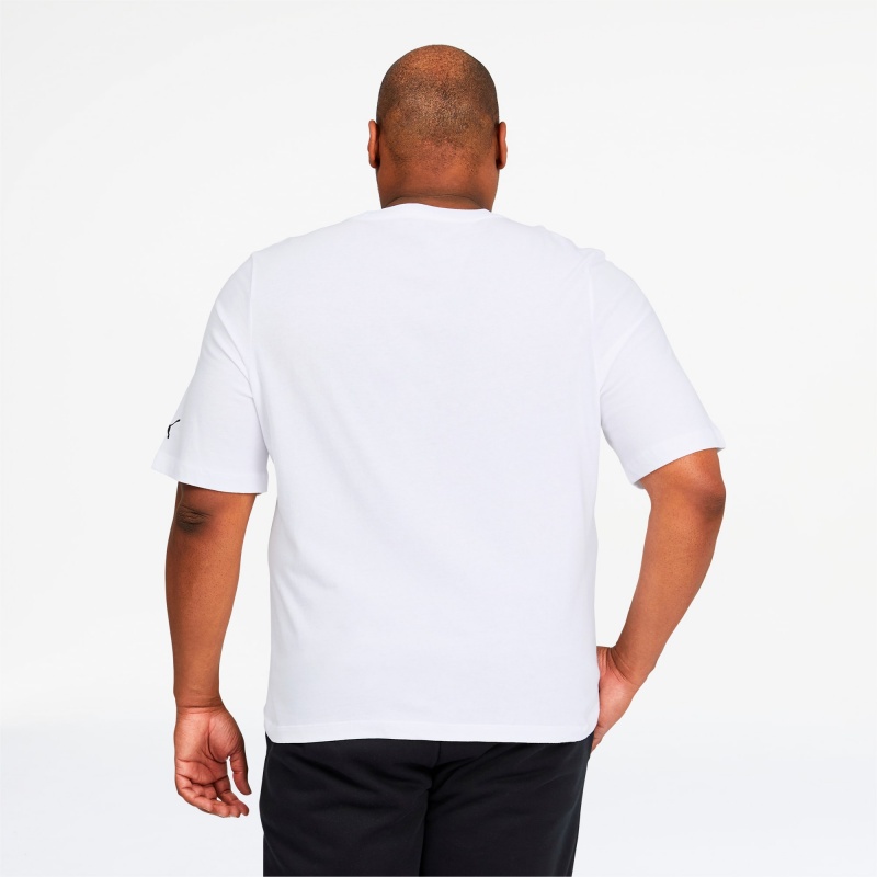 Tee Puma Essentials Logo BT Blancos | 75968THUX