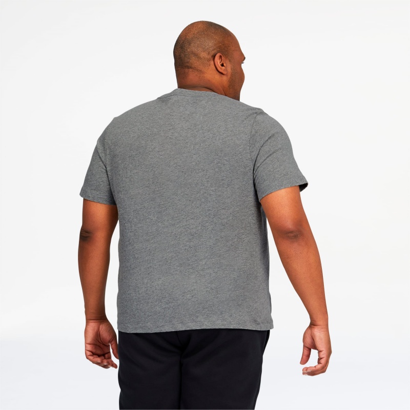 Tee Puma Essentials Logo BT Medium Gray Heather | 51620CQUL