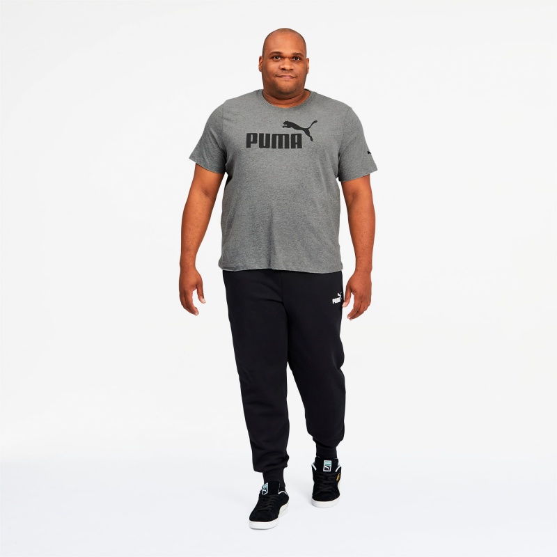 Tee Puma Essentials Logo BT Medium Gray Heather | 51620CQUL