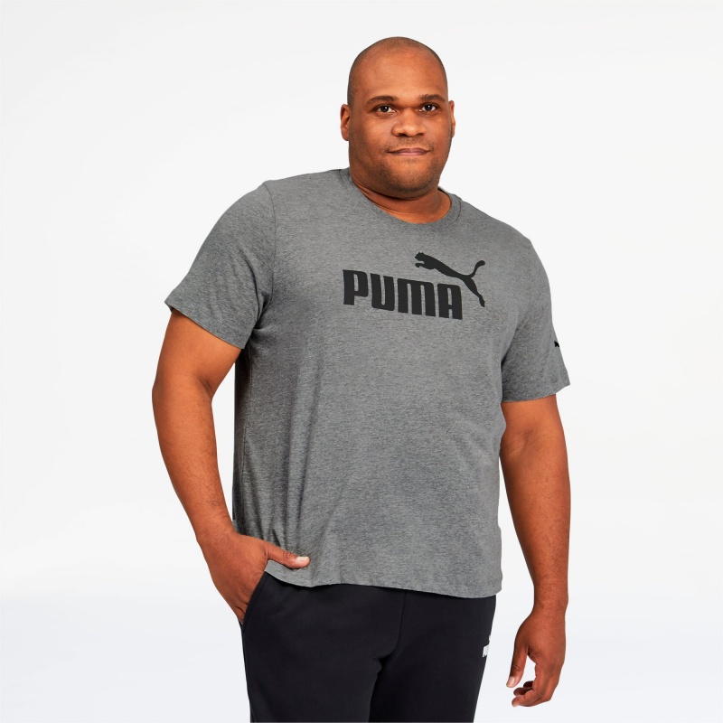 Tee Puma Essentials Logo BT Medium Gray Heather | 51620CQUL