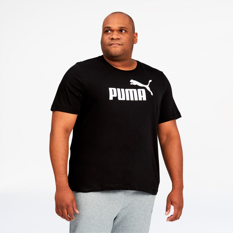 Tee Puma Essentials Logo BT Negros | 19674CFLX