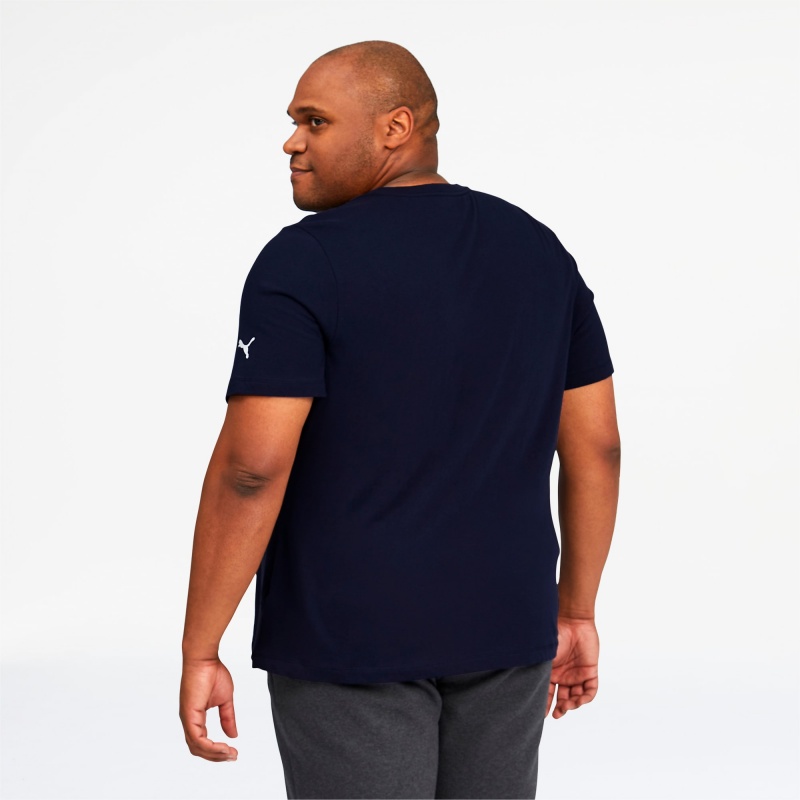 Tee Puma Essentials Logo BT Peacoat | 17238QJUF