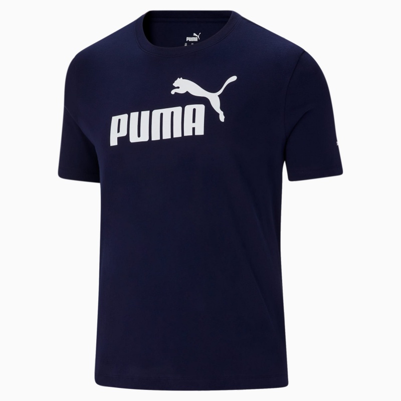 Tee Puma Essentials Logo BT Peacoat | 17238QJUF