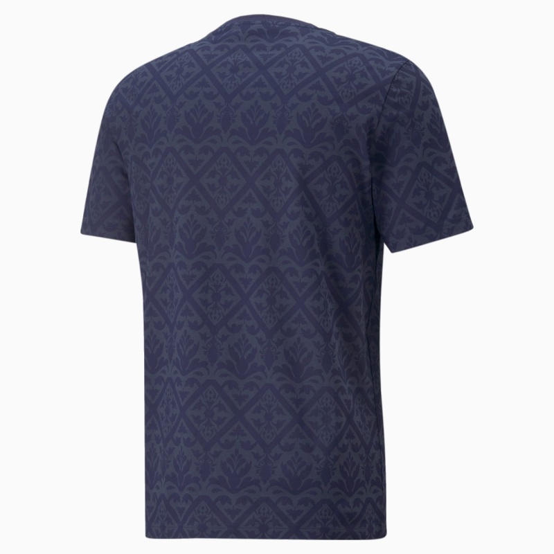 Tee Puma FIGC Estampados Winner Soccer Spellbound / Peacoat | 38156RHGT