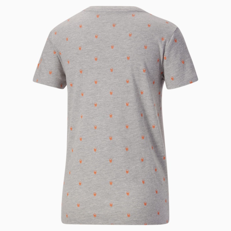 Tee Puma Halloween V-Neck Azules | 70534WQPB