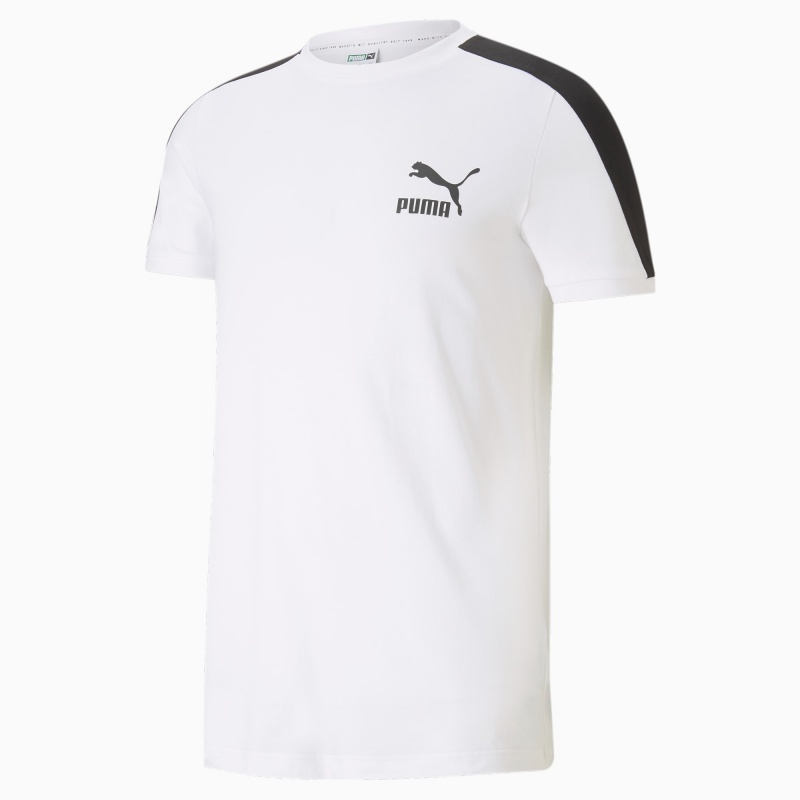 Tee Puma Iconic T7 Blancos | 70681JOKM