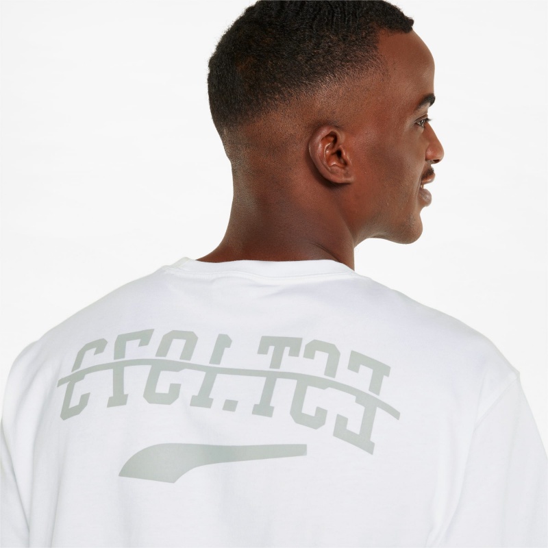 Tee Puma Inbounds Basketball Blancos | 52093GLVA