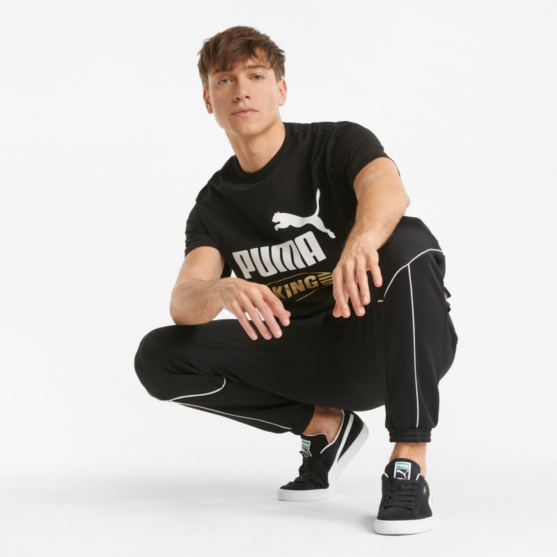 Tee Puma King Logo Negros | 15934FRNJ