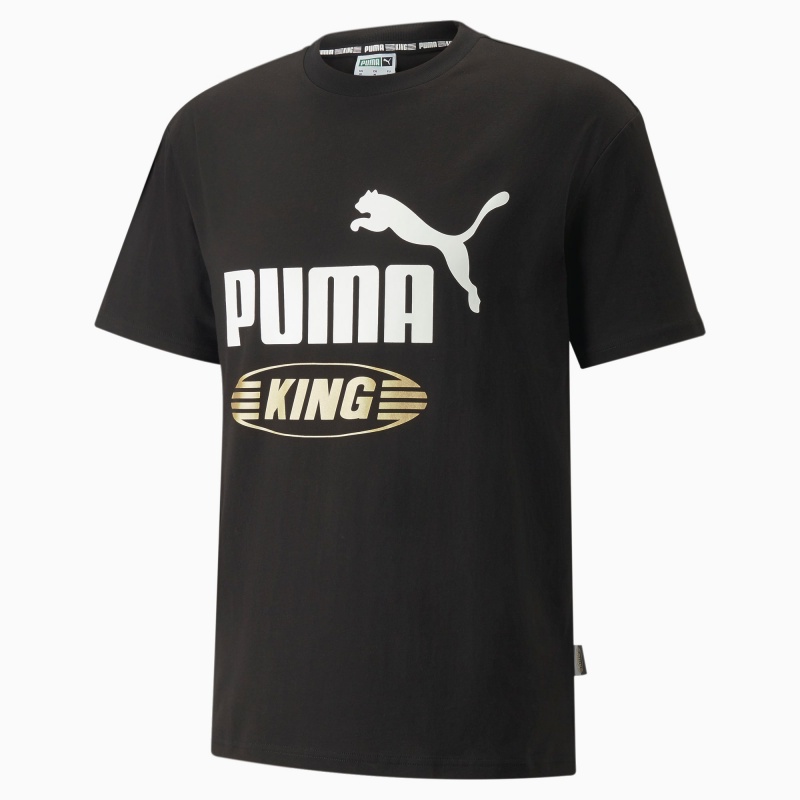 Tee Puma King Logo Negros | 15934FRNJ