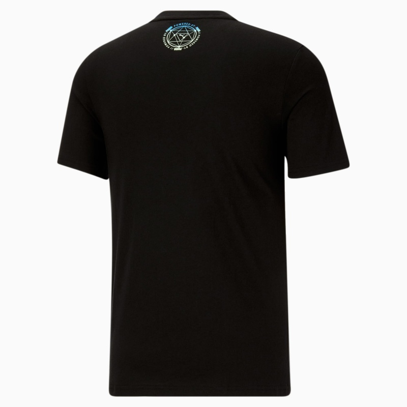 Tee Puma Lightsense Box Logo Negros | 36829ANLB