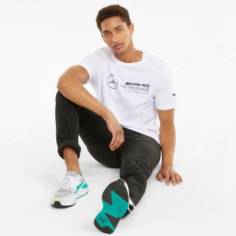 Tee Puma Mercedes F1 Logo Blancos | 92147MGKF