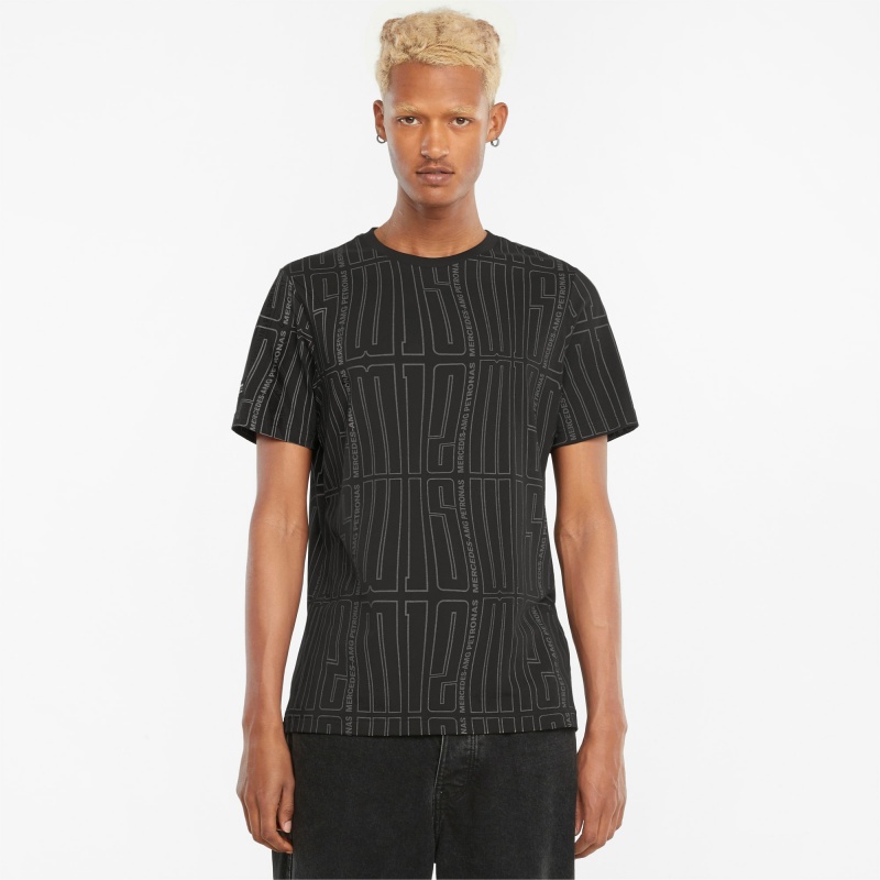 Tee Puma Mercedes F1 Printed Logo Negros | 76495XLMQ