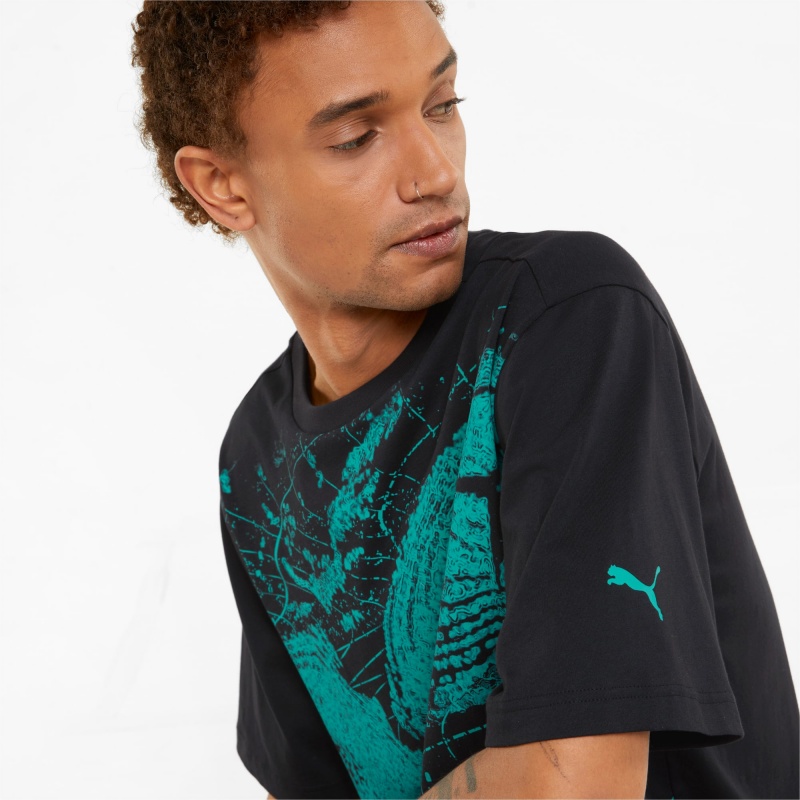 Tee Puma Mercedes F1 Statement Estampados Negros | 94317FBTP