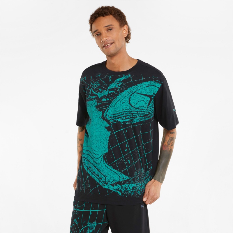 Tee Puma Mercedes F1 Statement Estampados Negros | 94317FBTP