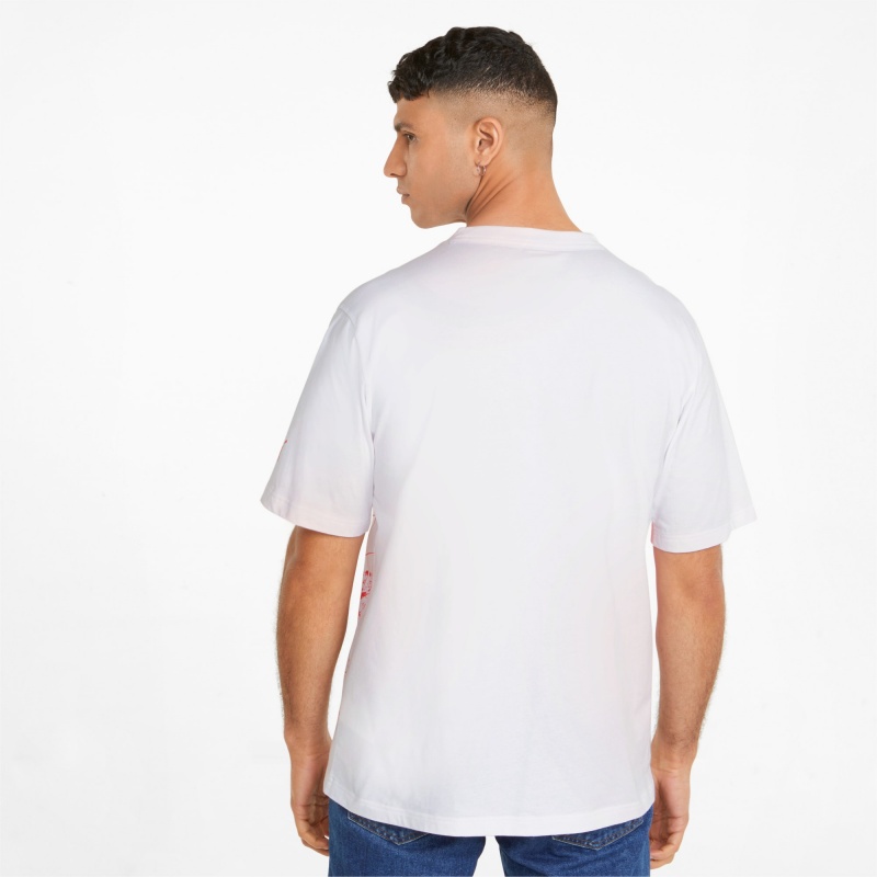 Tee Puma Mercedes F1 Statement Estampados Blancos | 83927ZQHO
