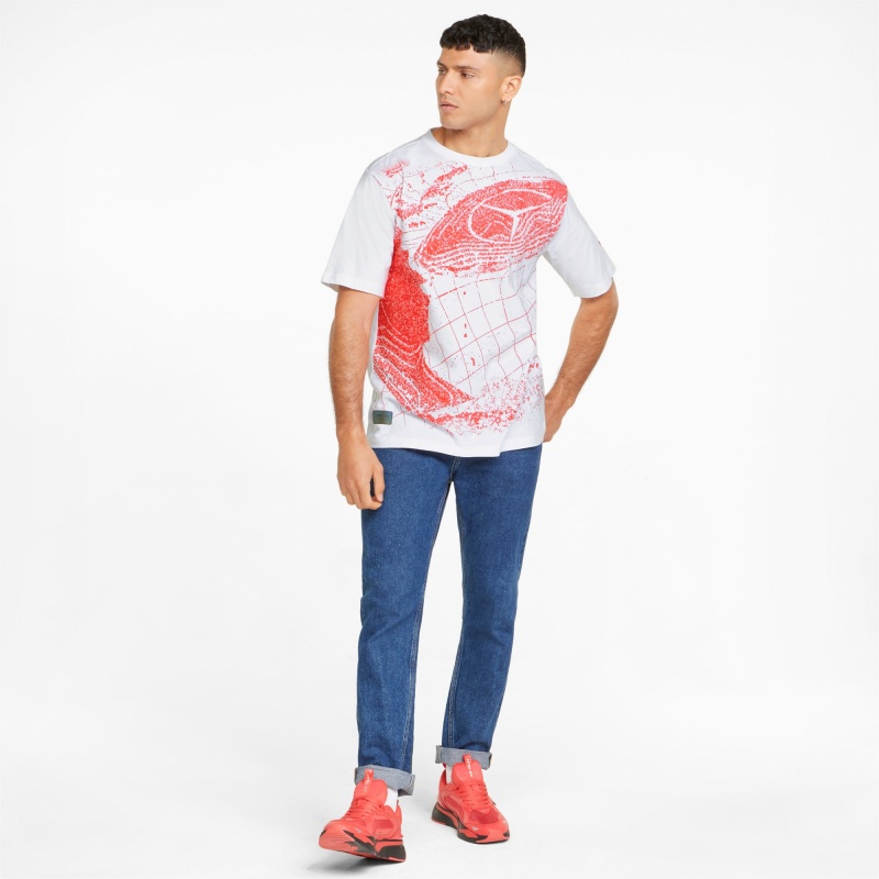 Tee Puma Mercedes F1 Statement Estampados Blancos | 83927ZQHO