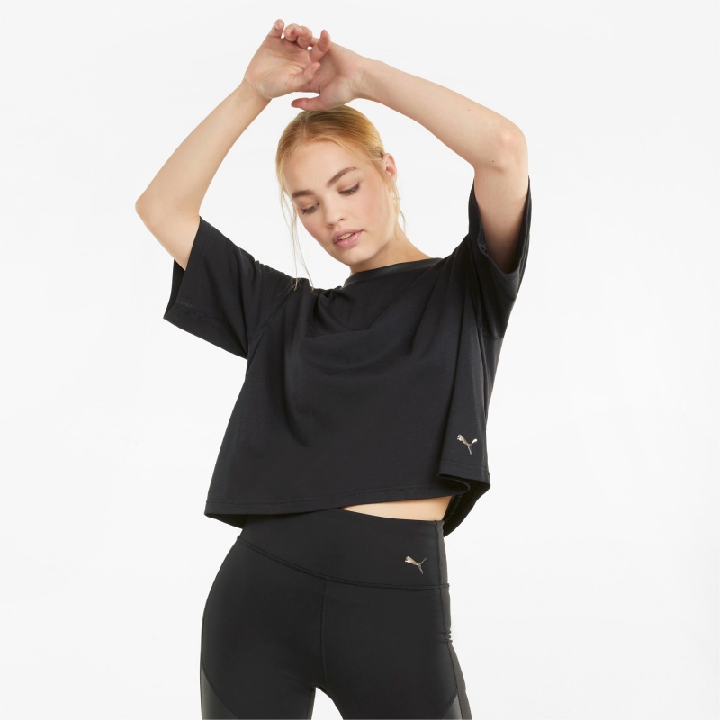 Tee Puma Moto Entrenamiento Negros | 83952OHDY