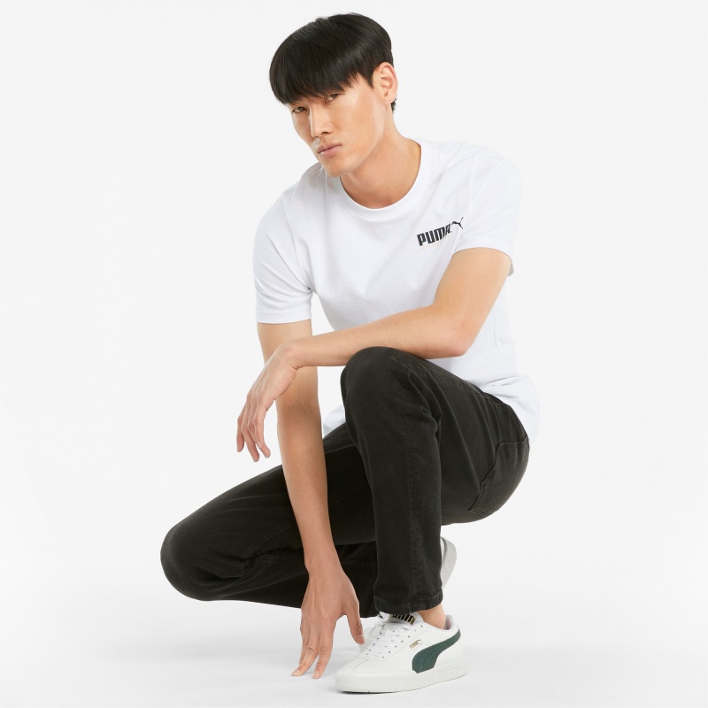 Tee Puma PUMA International Estampados Blancos | 71234NOIU
