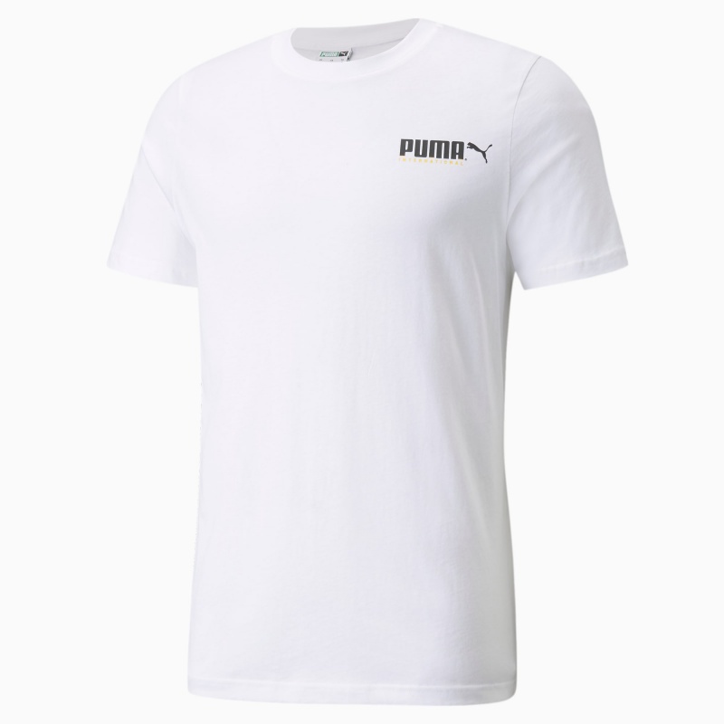 Tee Puma PUMA International Estampados Blancos | 71234NOIU