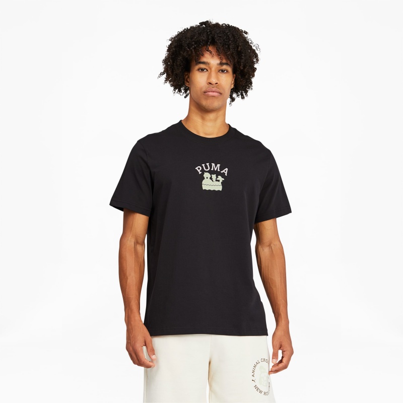 Tee Puma PUMA x Animal Crossing™: New Horizons Negros | 04295FAZD