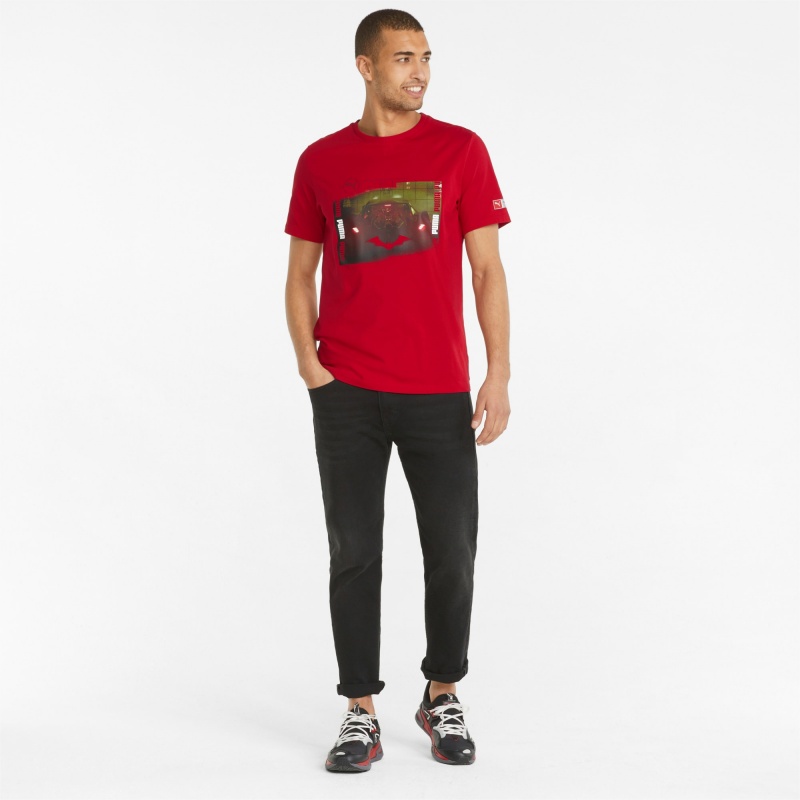 Tee Puma PUMA x BATMAN Estampados Barbados Cherry | 34597HXPN