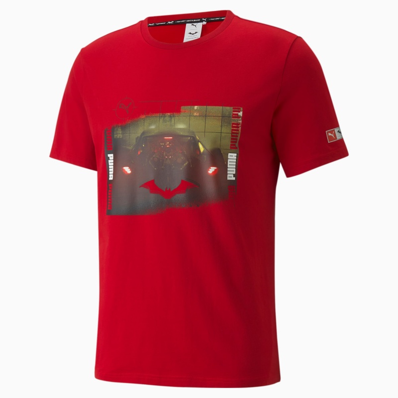Tee Puma PUMA x BATMAN Estampados Barbados Cherry | 34597HXPN