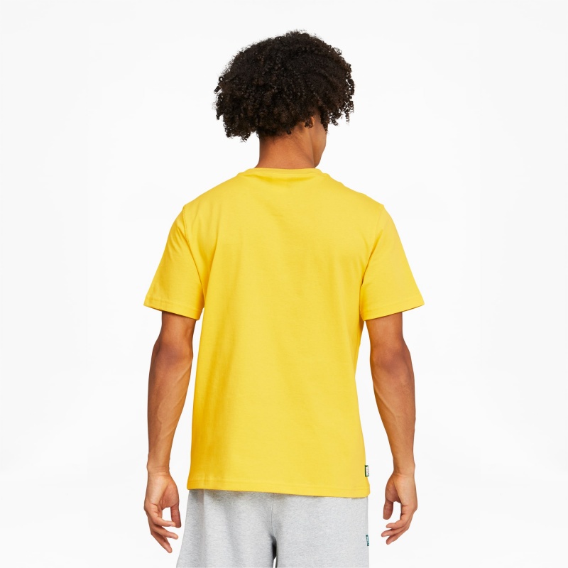 Tee Puma PUMA x BUTTER GOODS Estampados Maize | 67452MVZD