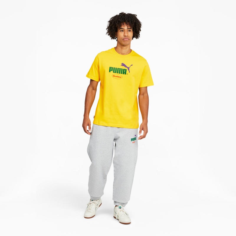 Tee Puma PUMA x BUTTER GOODS Estampados Maize | 67452MVZD