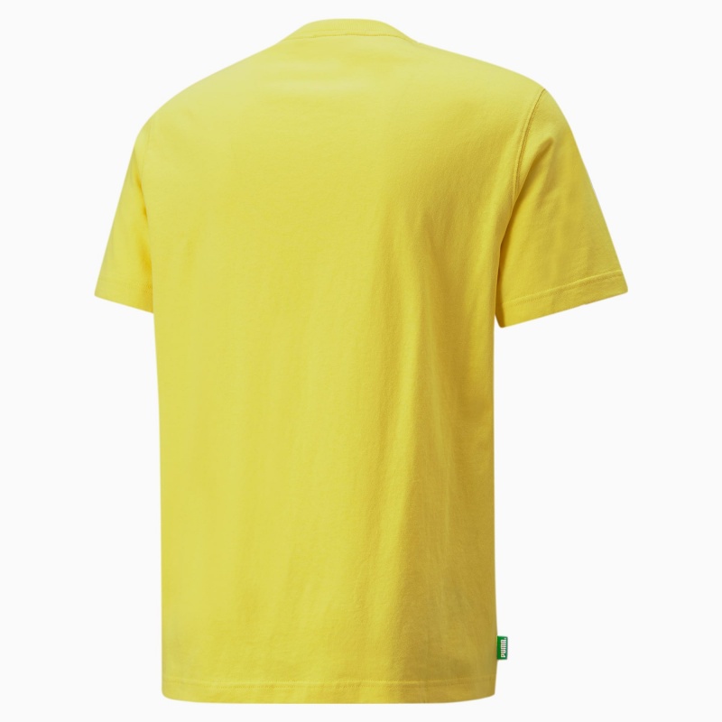 Tee Puma PUMA x BUTTER GOODS Estampados Maize | 67452MVZD